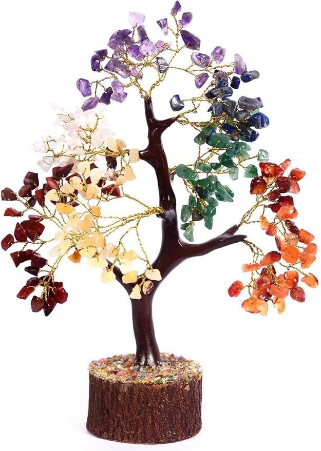7 Chakra Cristal Tree With 150 Cristal