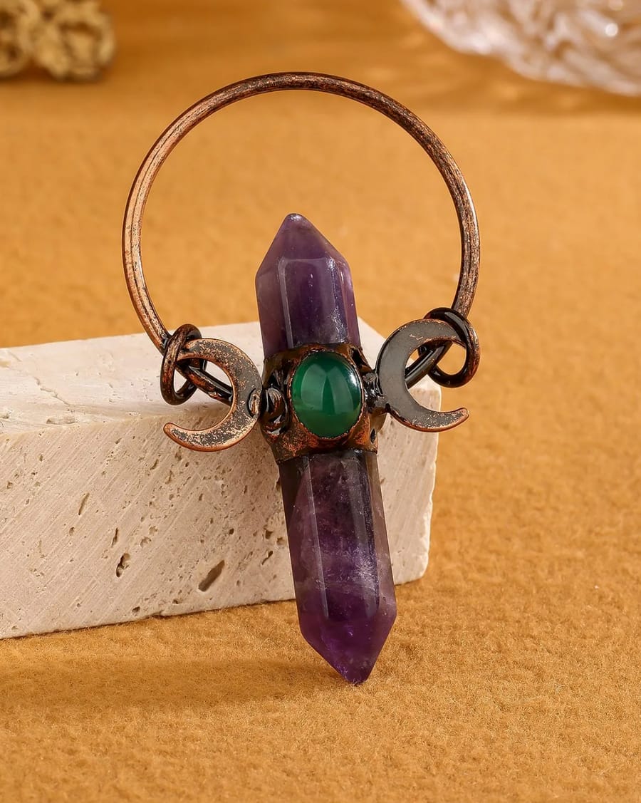 Amethyst Crystal Pendant